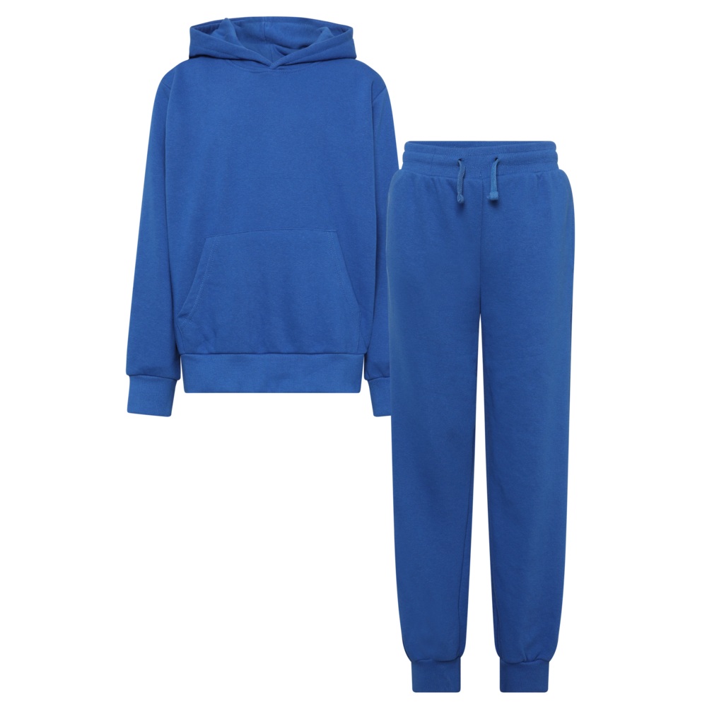Urban Classics - 2-piece Training suit Kinderen Joggingpak - Blauw/Blauw